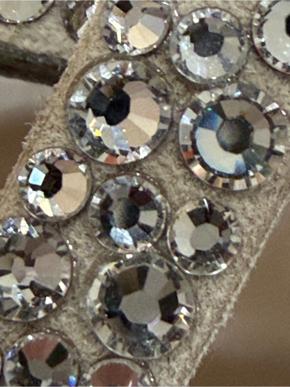 Hermes Crystal-Embellished Beige T-Strap Sandal - Picture 7 of 15